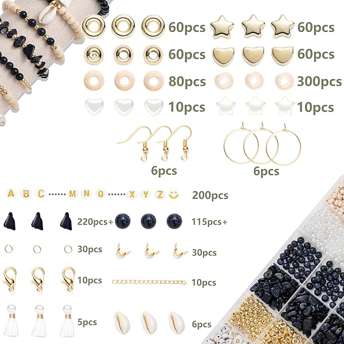 Xylise Jewelry Making Supplies Kit Natural Stone Beads for Irregular Natural Stone with for DIY Craft Bracelet Necklace Earrings for Adults (Purple)