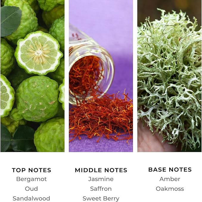 Brilliant Scents Romance Fragrance Oil 200ml - Premium Diffuser Oil for Home, Office, Hotels - Long Lasting, Plant-Based, Meets IFRA Standards, USA-Made - Saffron, Jasmine, Amber