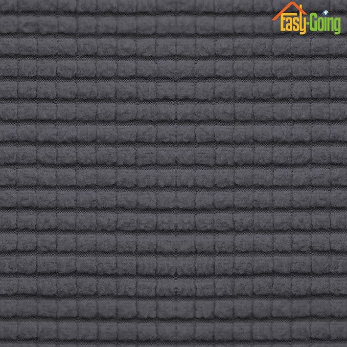 Easy-Going Stretch Cushion Cover Sofa Cushion Furniture Protector Sofa Seat Sofa slipcover Sofa Cover Soft Flexibility with Elastic Bottom(Sofa Cushion, Dark Gray)