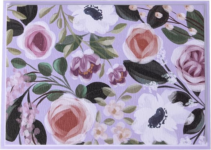 Graphique Painted Floral Cards | Pack of 16 Cards with Envelopes | Blank Inside | All Occasion Greetings | Family and Friends | Boxed Set | 3.25" x 4.75"