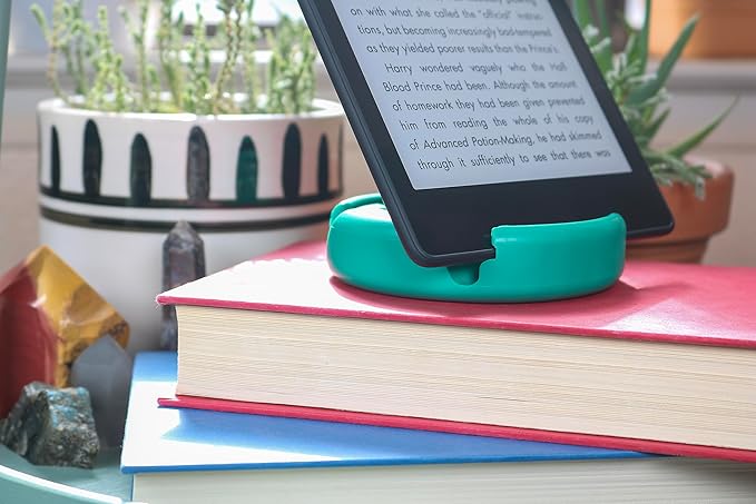GoDonut – Phone Stand Original – Cell Phone Holder + Tablet Stand Desk Organizer – Compatible with Tablet, iPhone 17 16 15 14 Pro Max, Android & Most Smartphones - Pink