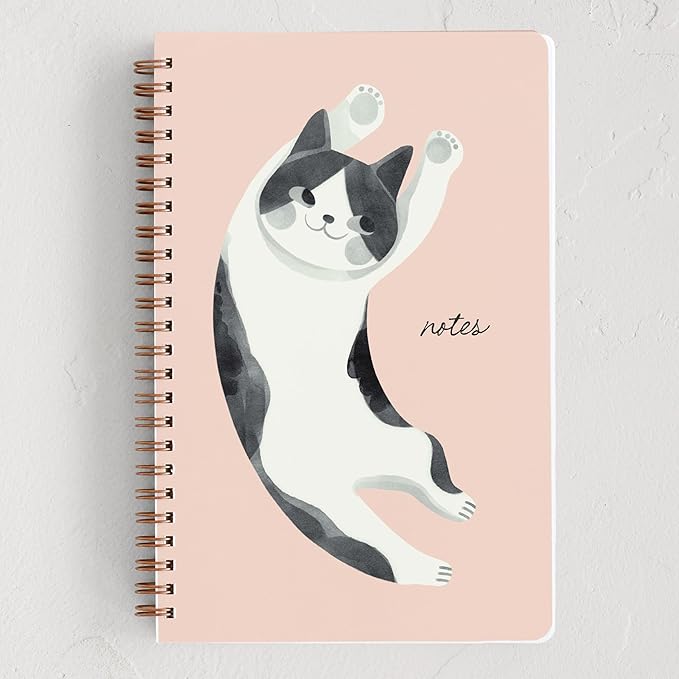 Minted Up Notebook, Writing Journal for Notes & Journaling, Durable Paper Cover, Modern, Colorful & Simple Spiral Bound Journal Notebook with 160 Lined Pages, 5.5" x 8.5"