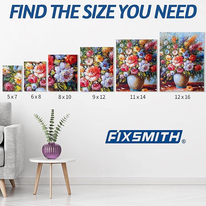 FIXSMITH Canvas Boards for Painting 8x10 Inch, Super Value 14 Pack Paint Canvases, White Blank Canvas Panels, 100% Cotton Primed Canvas Boards for Painting Art Supplies