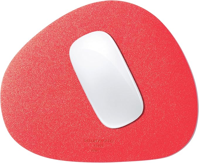 Mouse pad, Non-Slip Washable Waterproof Computer Mouse pad (Red Grapefruit Coral)
