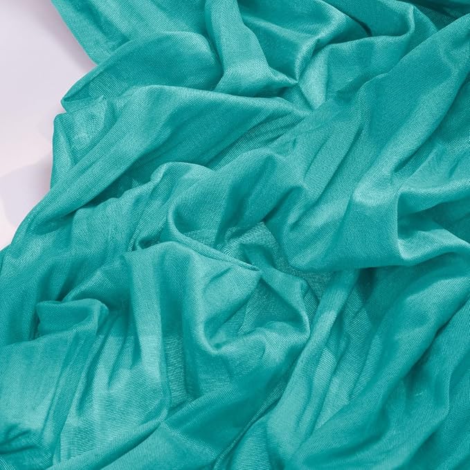 Socomi 10pcs Teal Blue Cheesecloth Table Runner Boho Rustic Gauze 120 inch 10FT Cheese Cloth Runner for Wedding Party Baby Shower Birthday Home Decor Holiday Decorations