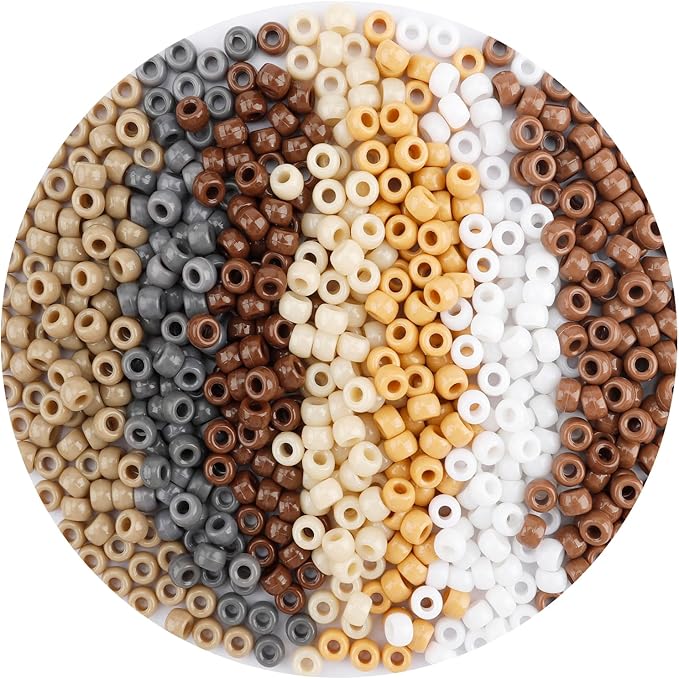 1100pcs Bracelet Beads,Pony Beads Bulk,Plastic Beads,Colored Beads,Small Beads for Jewelry Making,Necklace Beads,Fun Beads for Bracelets,Maroon Beads,Pretty Beads,Beads for Jewelry,Plastic Charms