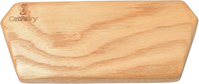 Ash Wooden Wrist Rest - Solid Wood Palm Rest for Keyboard, Mouse Pad Wrist Guard - (Fraxinus Excelsior, 6.9in)