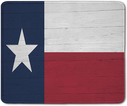 Texas Flag Mouse Pad, Lone Star State Flag Mouse Pads Mousepad for Desk Home Office Dorm Computers Laptop, Western Gift Office Supplies Desk Accessories, 9.5x7.9 Inch
