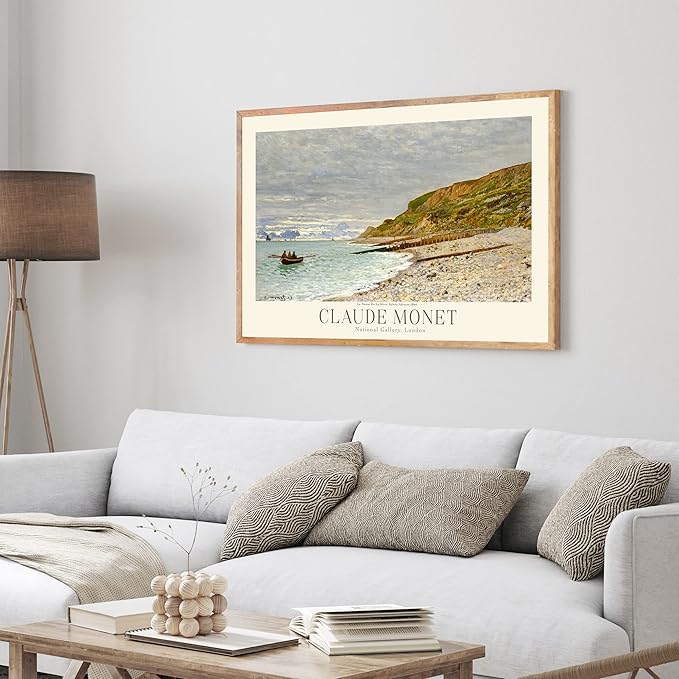 Claude Monet Museum Gallery Exhibition Poster - Art Works Prints, Vintage Print for Home Office Wall Decor (Collection 1) - 16x20 Inches