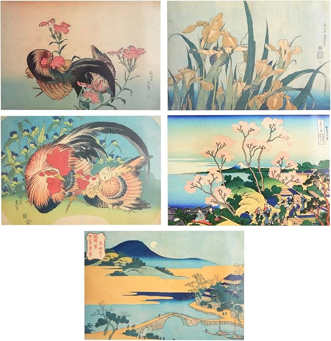 Katsushika Hokusai Posters (33 cm x 48.3 cm 20 Pack)