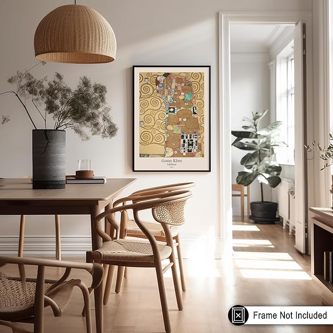 Poster Master Vintage Gustav Klimt Poster - Retro Fulfillment Print - Art Nouveau - Abstract Art - Symbolism Art - Aesthetic Art - Classic Painting - Living Room Wall Decor - 11x14 UNFRAMED Wall Art