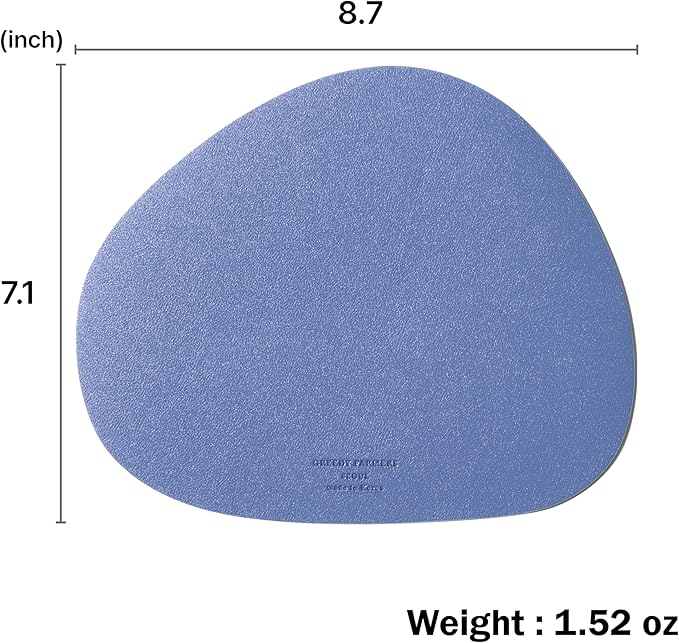 Mouse pad, Non-Slip Washable Waterproof Computer Mouse pad (Smurf Blue)