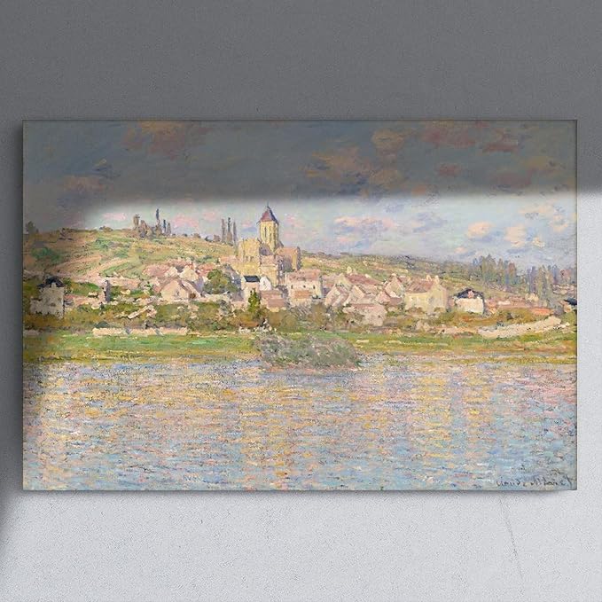 CFIOZYOS 40+ Monet Famous Print Posters Vétheuil by Claude Monet Impressionism Poster for Teen Boys Room Wall Art Canvas Painting Print Unframe 20×30inch(50×75cm)