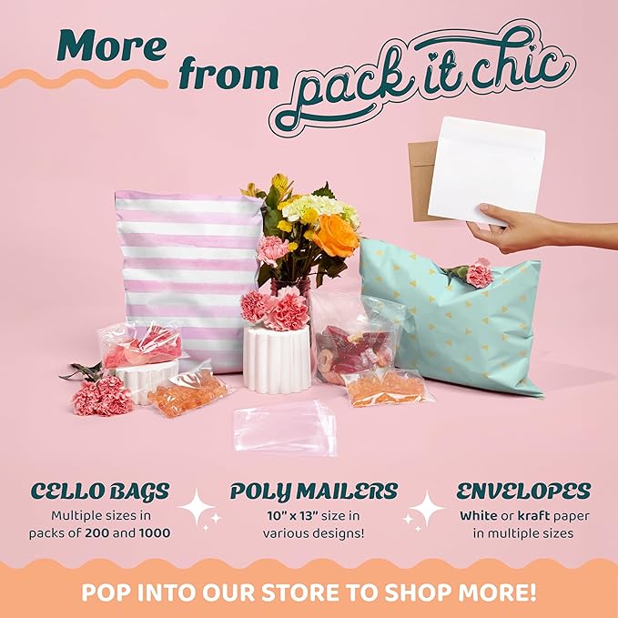 Pack It Chic - 4” X 6” Envelopes (250 Count) Kraft A6 Envelopes for Invitations, Postcards, Weddings, Photos, Letters, and Papers - 4 3/4" X 6 1/2"