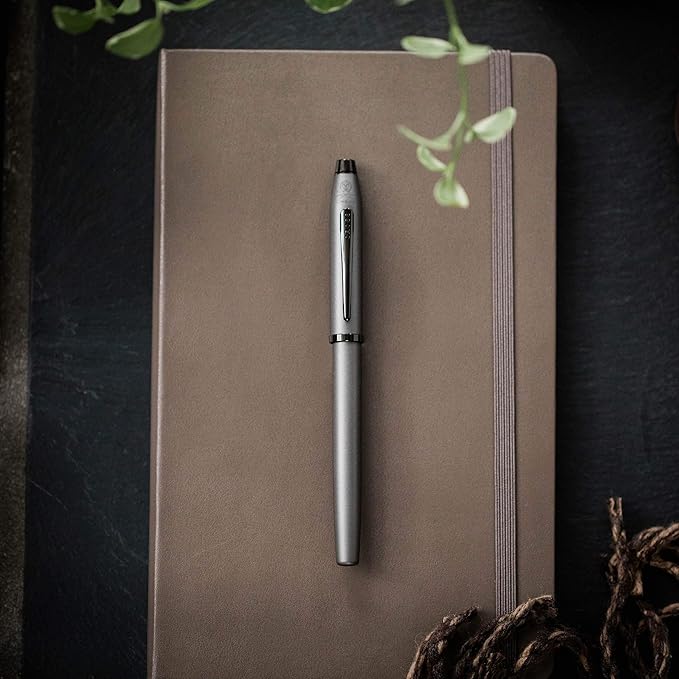 Cross Century II Refillable Fountain Pen, Fine Nib, Includes Luxury Gift Box - Pearlescent White Lacquer