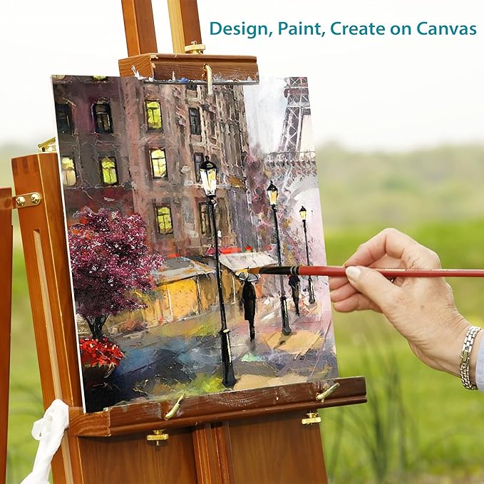 KEFF Canvas Boards for Painting - 12x12 2-Pack Bulk Canvas Panels, 100% Cotton Triple Primed Large Canvases for Art Painting Supplies, Acrylic, Oil, Watercolor & Tempera