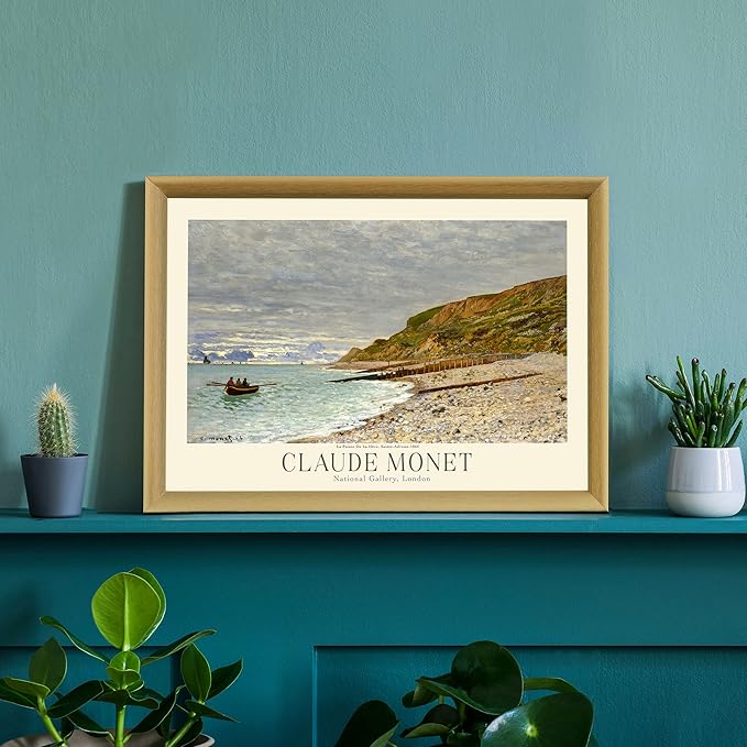 Claude Monet Prints, Museum Gallery Exhibition Poster, Claude Monet Art Works, Claude Monet Poster Prints, Vintage Print, Home Office Wall-Decor (Collection 1) - 24x36 Inches