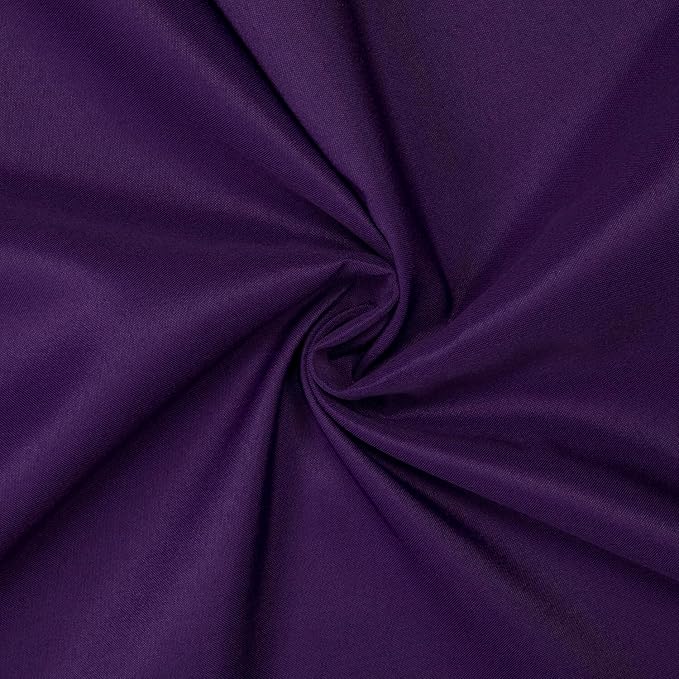 Gee Di Moda Cloth Napkins - 17 x 17 Inch Purple Dinner Napkins - Set of 12 Soft & Absorbent Washable Fabric Cloth Table Napkins with Hemmed Edges for Hotel Restaurant, Holiday Parties & Wedding