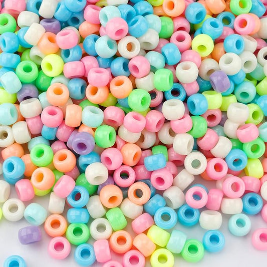 QPIXVB 1100PCS Pony Beads,Beads for Jewelry Making,Colorful Pony Bead for Christmas Crafts Gifts and Bracelet Making,Friendship Bracelet Bead,DIY Necklace Keychain Charms Making Supplies