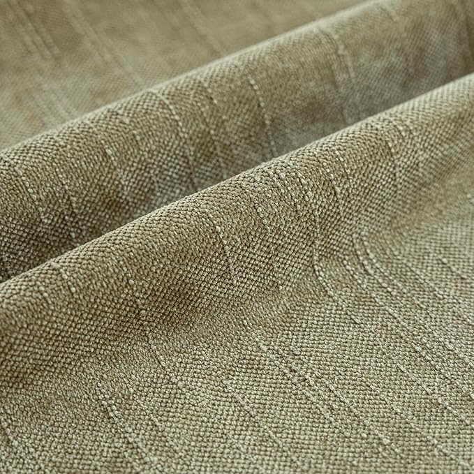 Foindtower Pack of 2 Textured Chenille Throw Decorative Pillow Covers Square Accent Solid Cushion Cover Neutral Farmhouse Lumbar Pillow Case for Couch Sofa Bedroom Living Room 12x24 Inch,Sage Green
