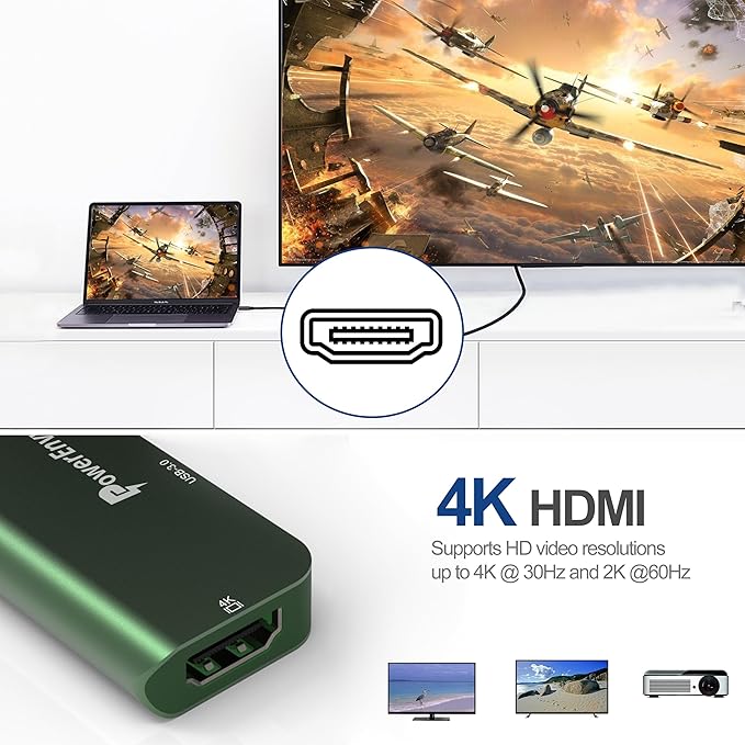 USB HUB,3-in-1 USB C Charging PD 100W,4K HDMI Adapter, USB A 3.0 Port 5Gbps Aluminum Portable Type C Adapter for MacBook Pro, MacBook Air, iPad Pro, XPS and More