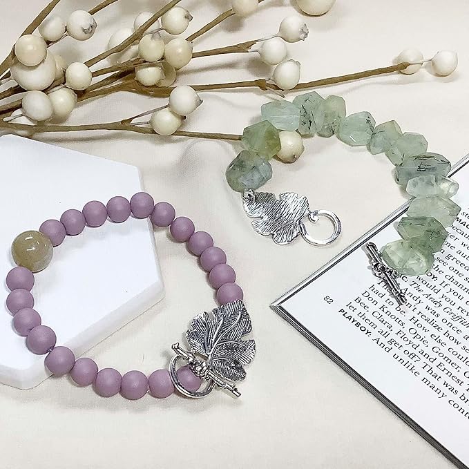 Heather's cf Silver Tone Grape Leaves Big Clasp Toggle Clasps Findings for Jewelry Making Heavy Duty Jewelry Clasp 16 Set