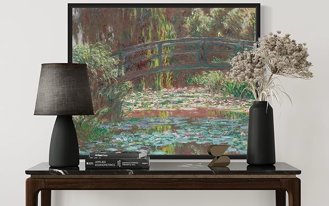 Water Lily Pond Claude Monet Wall Art Print Poster, Impressionist Painting Wall Art Wall Decor, for Bedroom and Living room Bathroom Decor 115 (Water Lily Pond, 8 x 10 inches, Unframed)
