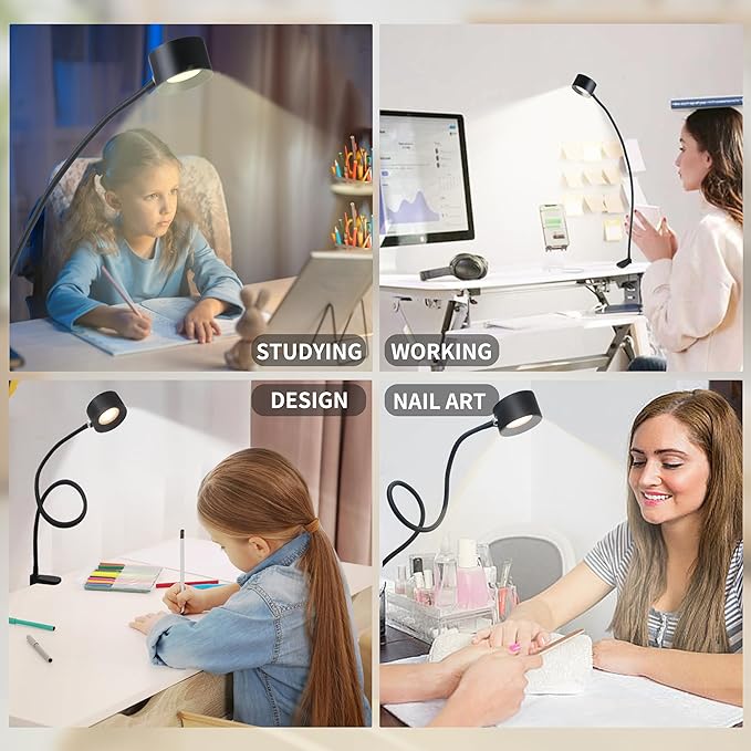 Portable and Rechargeable LED Desk Lamp,Versatile Lighting Solution for Office, Study, and Outdoor Activities