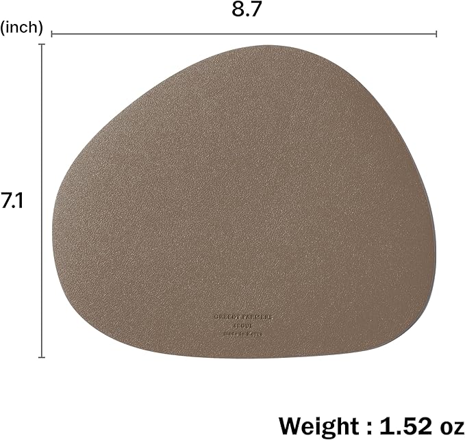 Mouse pad, Non-Slip Washable Waterproof Computer Mouse pad (Cocoa Taupe)