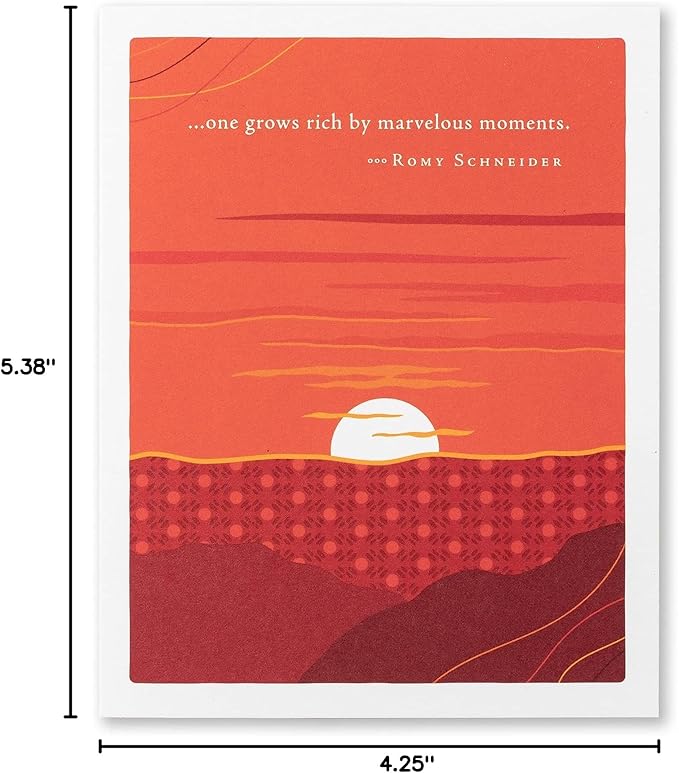 Compendium Positively Green 4-Pack of Birthday Cards – Landscapes (Four Different Designs, One Card Each, with Envelopes)