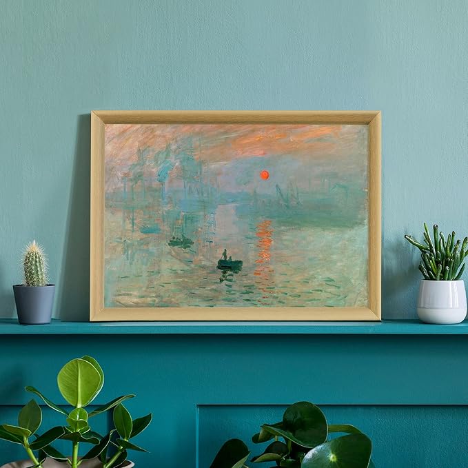 Claude Monet Prints, Museum Gallery Exhibition Poster, Claude Monet Art Works, Claude Monet Poster Prints, Vintage Print, Home Office Wall-Decor (Collection 1) - 24x36 Inches