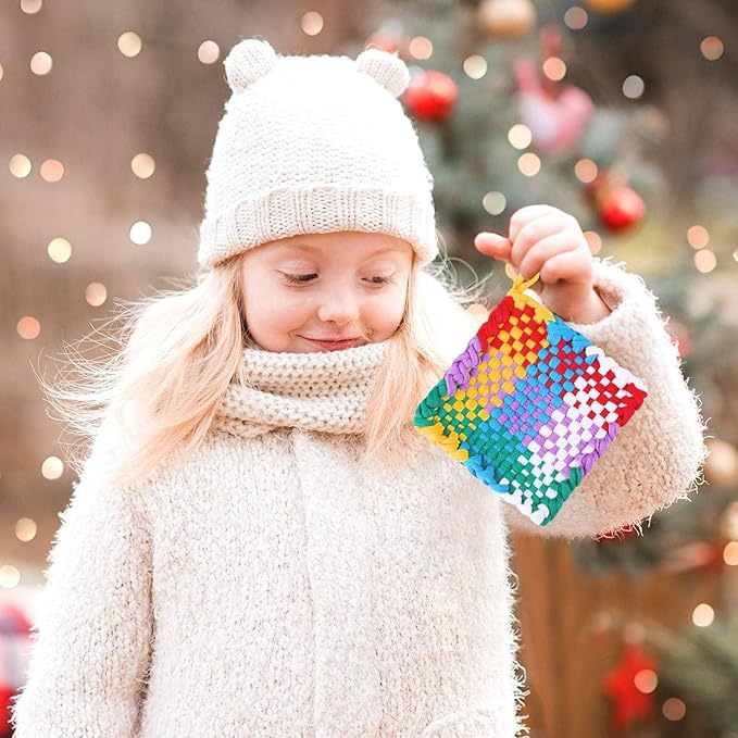 REENLIV 504 PCS Weaving Loom Loops Refill for 6-12 Inch Potholder Loom kit Toys, Elastic DIY Arts and Crafts Loops Supplies for Kids Beginners, Perfect Birthday & Christmas Gifts for 5-13 Year Girls.
