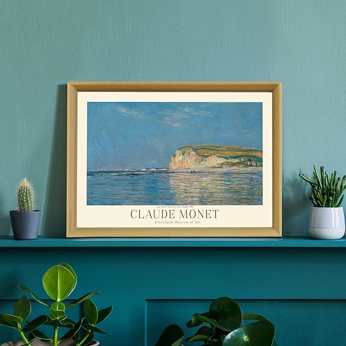 Claude Monet Museum Gallery Exhibition Poster - Art Works, Prints, Vintage Print for Home Office Wall Decor (Collection 1) - 24x36 Inches