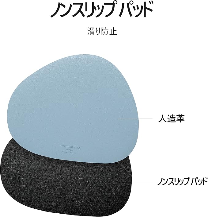 Mouse pad, Non-Slip Washable Waterproof Computer Mouse pad (Baby Blue)