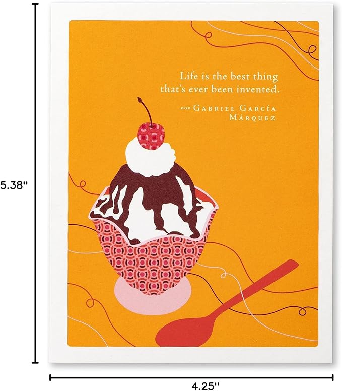 Compendium Positively Green 4-Pack of Birthday Cards – Celebrate (Four Different Designs, One Card Each, with Envelopes)