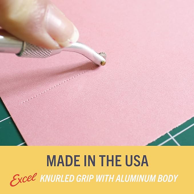 Excel Blades Pounce Wheel - 1/4-Inch Stainless Steel Tracing, Perforating, Cutting, Sewing, Quilting & Embossing Tool