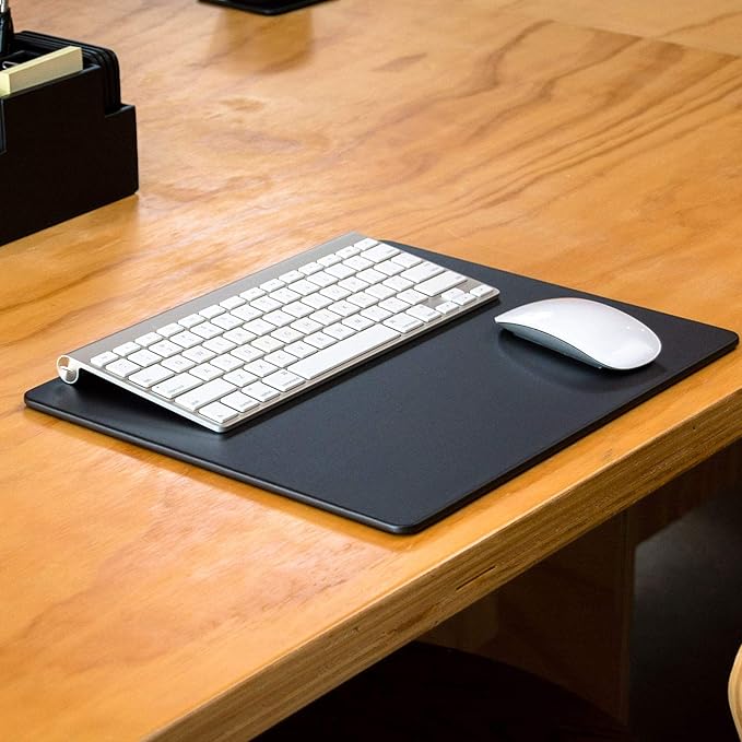 Dacasso Black Leatherette 14″ x 11.5 Conference Table Pad (P1035)