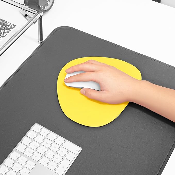 Mouse pad, Non-Slip Washable Waterproof Computer Mouse pad (Lemon Butter Cream)