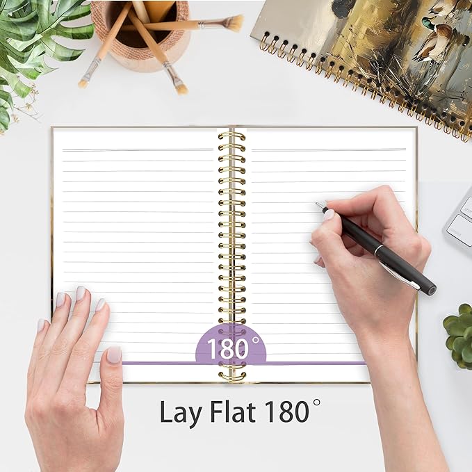 XNXLDYLH Mallard Duck Cottagecore Notebook Journal, Farmhouse Aesthetic Spiral Notebook, Cute Nature Aesthetic Journals Notebooks for Women Girls Boys Kids, Duck Office School Supplies Gifts,5.5x8.3In