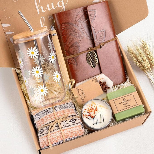 Self Care Gifts for Women Get Well Soon Gifts Care Package, Unique Birthday Gifts for Women, Sending Hug Box Thinking of You Inspirational Christmas Gifts for Teen Girl Sister Her Wife Girlfriends