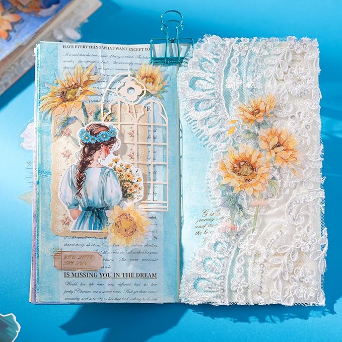 Scrapbook Stickers Set, 120Pcs Girl Sticker for Journaling and Scrapbooking, Junk Journal Supplies, PET Transparent Materials, Women People Ladies Planner DIY Arts Craft