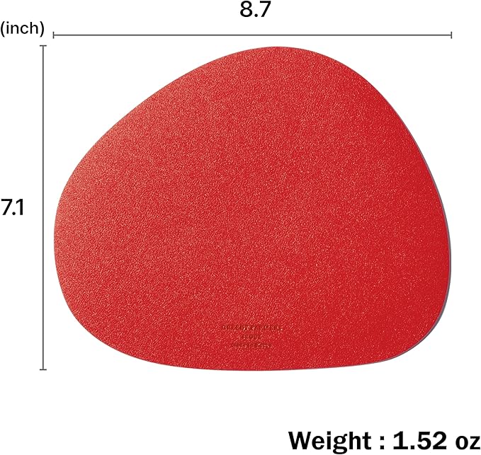 Mouse pad, Non-Slip Washable Waterproof Computer Mouse pad (Ruby Woo Red)