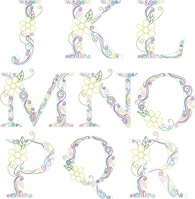 Uniquilling Quilling Paper Quilling Kit for Adults Beginner, 8 * 10-inch Letters, Exquisite DIY Paper Filigree Painting Kits Quilling Tools, Home Room Wall Art Decor Best Gifts(Basic)