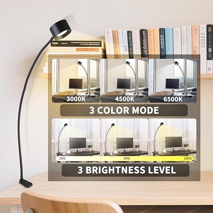 Portable and Rechargeable LED Desk Lamp,Versatile Lighting Solution for Office, Study, and Outdoor Activities