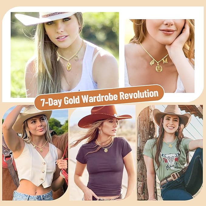Meneng Necklace Jewelry Making Kit: 10 Rolls 78.7 Feet 18K Gold Plated Chains for DIY Western Necklace Bracelet - Jewelry Making Supplies for Beginners