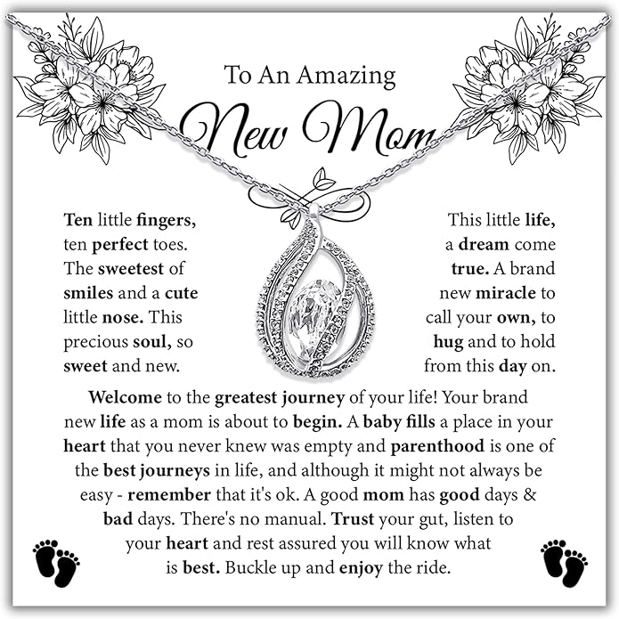 TRYNDI To My Best Mom Necklace for Women - Mom Christmas Gifts from Son, Mothers Day Necklace, Gifts for Birthday, Valentine's Day Jewelry for Mother