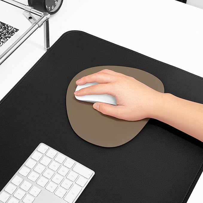 Mouse pad, Non-Slip Washable Waterproof Computer Mouse pad (Cocoa Taupe)
