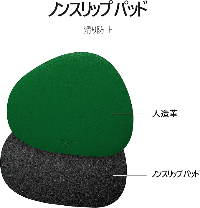 Mouse pad, Non-Slip Washable Waterproof Computer Mouse pad (Forest Green)