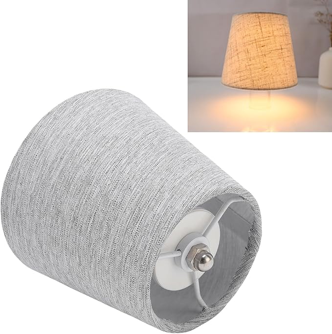 LED Wine Bottle Desk Lamp, Rechargeable Fabric Wireless Bottle Lamp with Shade, Portable Light for Bedside Bar Table, Romantic Ambiance