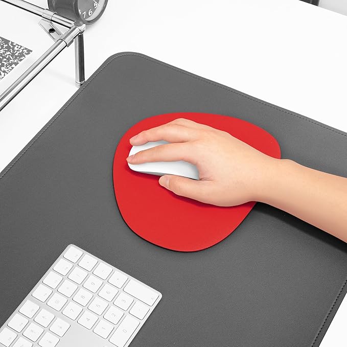 Mouse pad, Non-Slip Washable Waterproof Computer Mouse pad (Ruby Woo Red)